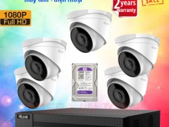 Trọn bộ 05 camera IP 2MP Hilook - Hikvison Full HD 2.0 1080P chất lượng cao